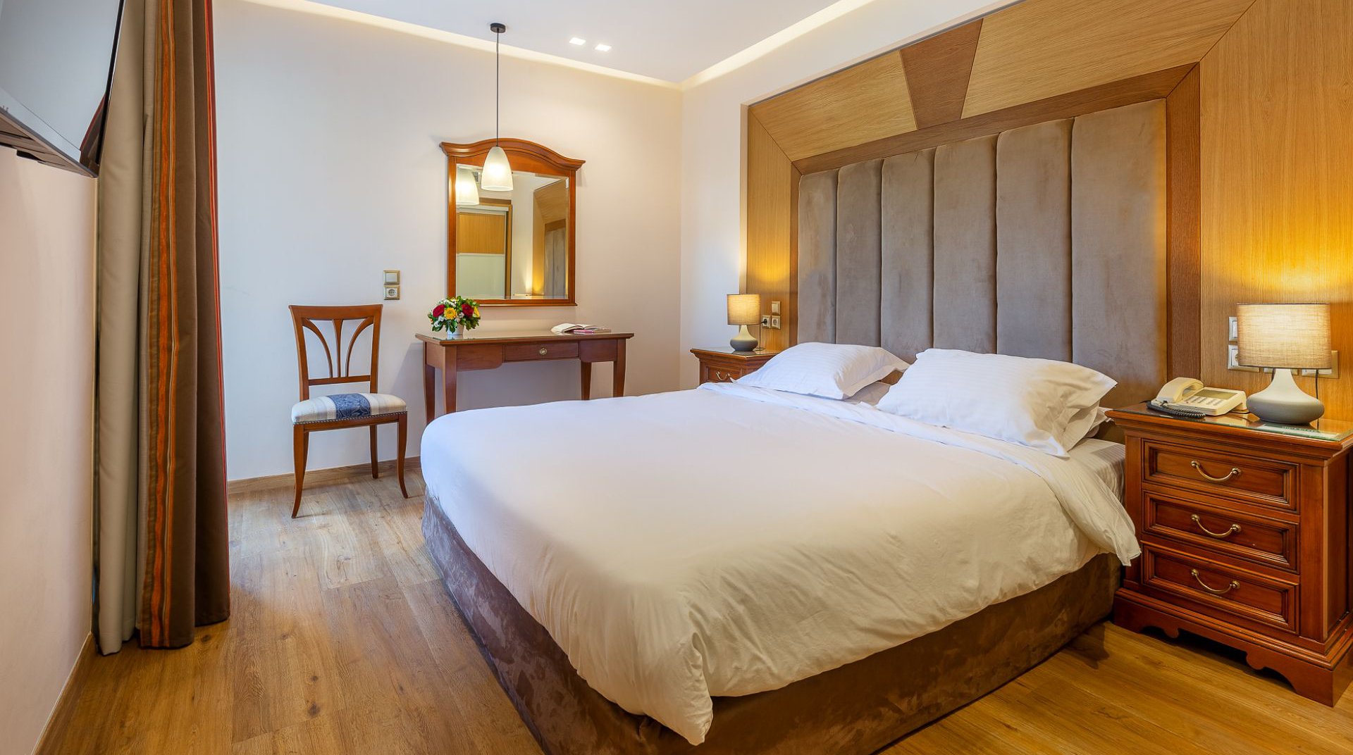 Το εσωτερικό ενός από τα δωμάτια μας